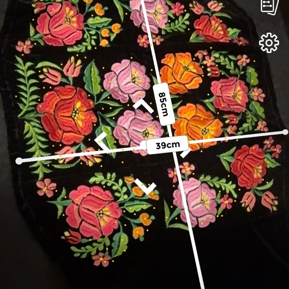 Black Velvet Bustier Corset Top Strapless Floral Lace Embroidery  Curvy hem 1 Sz - Picture 8 of 12